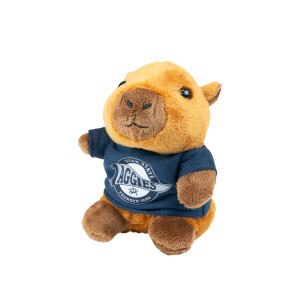 Mascot factory capybara plush with utah state aggies tee